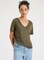 BELLA + CANVAS® Women’s Jersey Relaxed Short Sleeve V-Neck T-Shirt